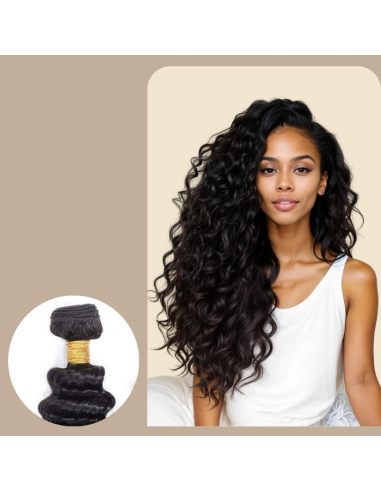 Tissage Vierge Ihmisen hiukset Deep Wave 7A Brun Foncé 1B 100 Gr 100 Gr la chaussure