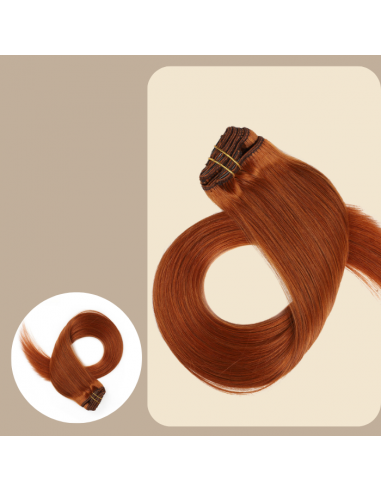 Estensione a Clips Premium Russian Hair Copper ou a consommer sur place