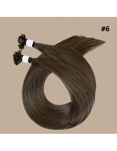 100 Keratin Extensions Rett Premium Med Flat Tupp 6 les ctes