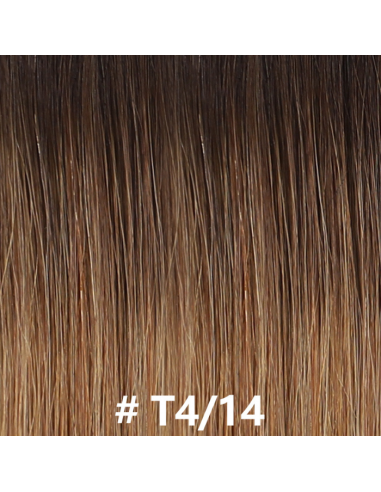 50 Keratin Extensions Rak Premium med I-Spets T4/14 Amélioration de cerveau avec