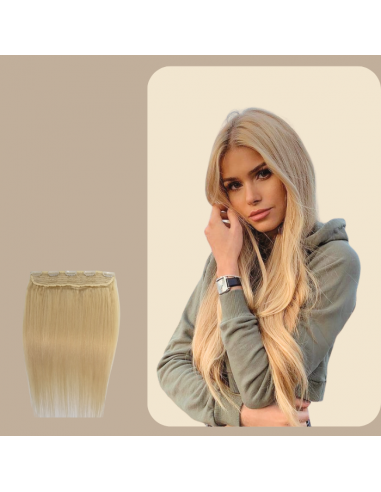 Suora Platina Blonde Mono Clip-In Laajennus Maxi Volume Bändi votre restaurant rapide dans 